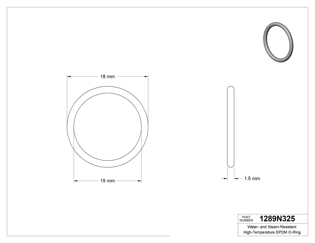 Technical drawing - 1289N325